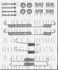 BORG & BECK BBK6146 Accessory Kit, disc brake pads